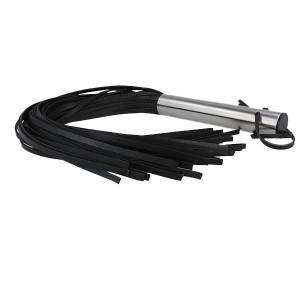 Titus Steel Metal Handle Leather Flogger