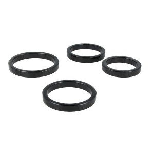 Titus Steel FLAT 8mm Cock Ring - Black S 