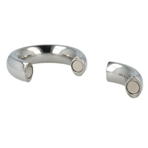 Titus Steel MAGNETIC DONUT 20mm Cock Ring S