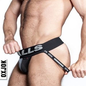 Oxballs AIRMESH SWAGGER Jockstrap | Tar Black XL
