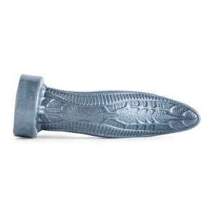 CYBERPUNK DILDO XL SOFT/GUNMETAL/VAC