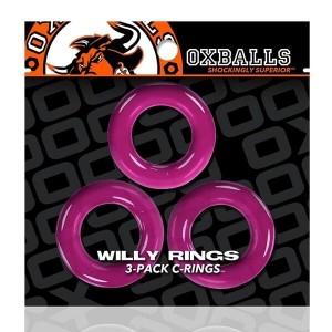 Oxballs WILLY RINGS 3-Pack Pink