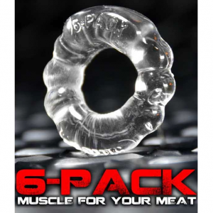 Oxballs SIXPACK Cock Ring | Clear