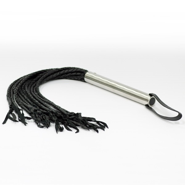 Titus Steel Handle Cat 12 Tail Whip - 29 Inches